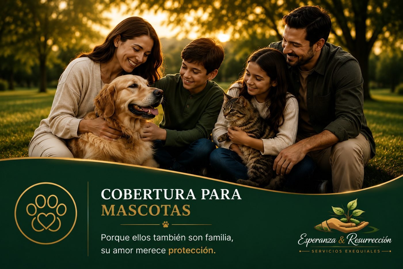 Cobertura exequial para mascotas